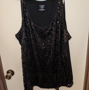 Lane Bryant Sequined Tank Size 22/24 NWT